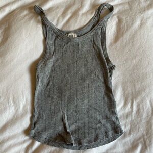 BDG Charcoal Ribbed Women's Tank Top